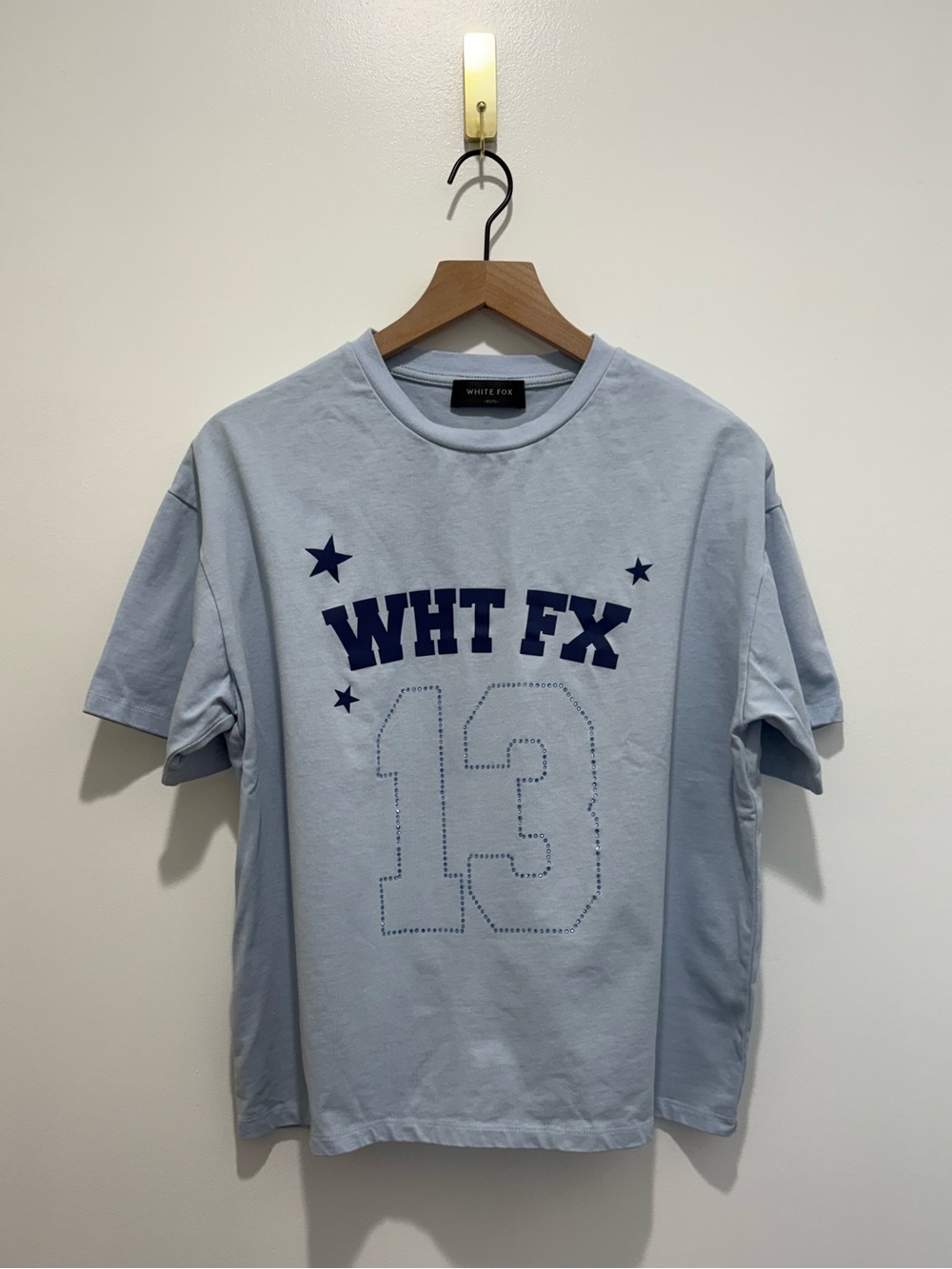 White Fox Short Sleeve Boxy Tee